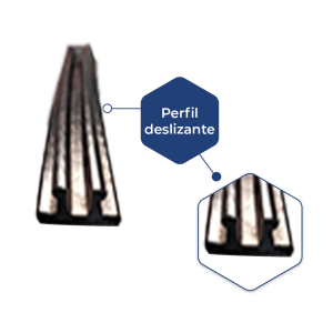 Perfil Deslizante para Sider em Plástico de Engenharia – Travi