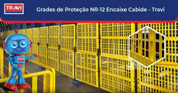 Grades de Proteção NR-12 Encaixe Cabide - Travi