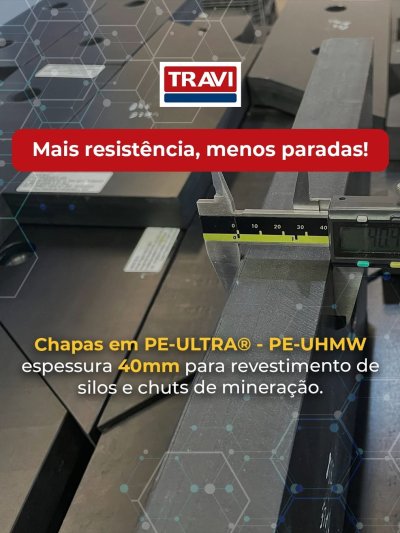 🛑 Chapas PE-ULTRA 40mm para Silos e Chutes

Mais resistência. Menos paradas na produção. 🏭

➦ Paradas inesperadas...