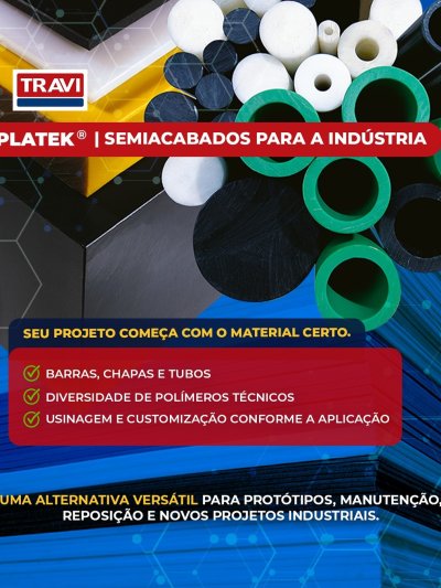 Seu projeto começa com o material certo.

A linha PLATEK® oferece semiacabados em plásticos de engenharia e alto...
