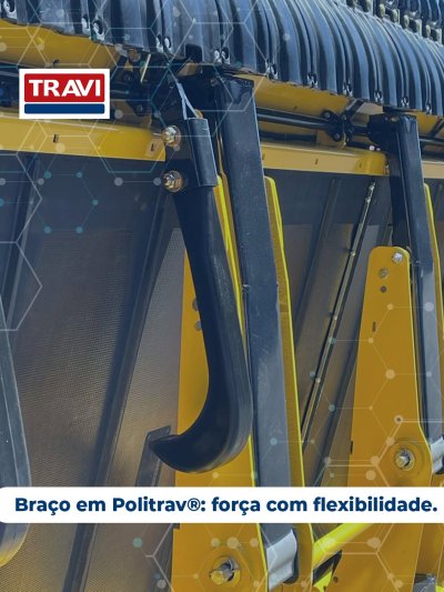 🌿 Alta performance na colheita começa nos detalhes certos

🚜 O braço em Politrav® aplicado em plataformas de...