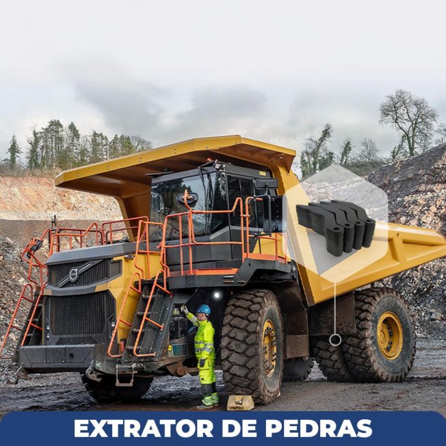 Extratores de pedras em PE-ULTRA (UHMW)