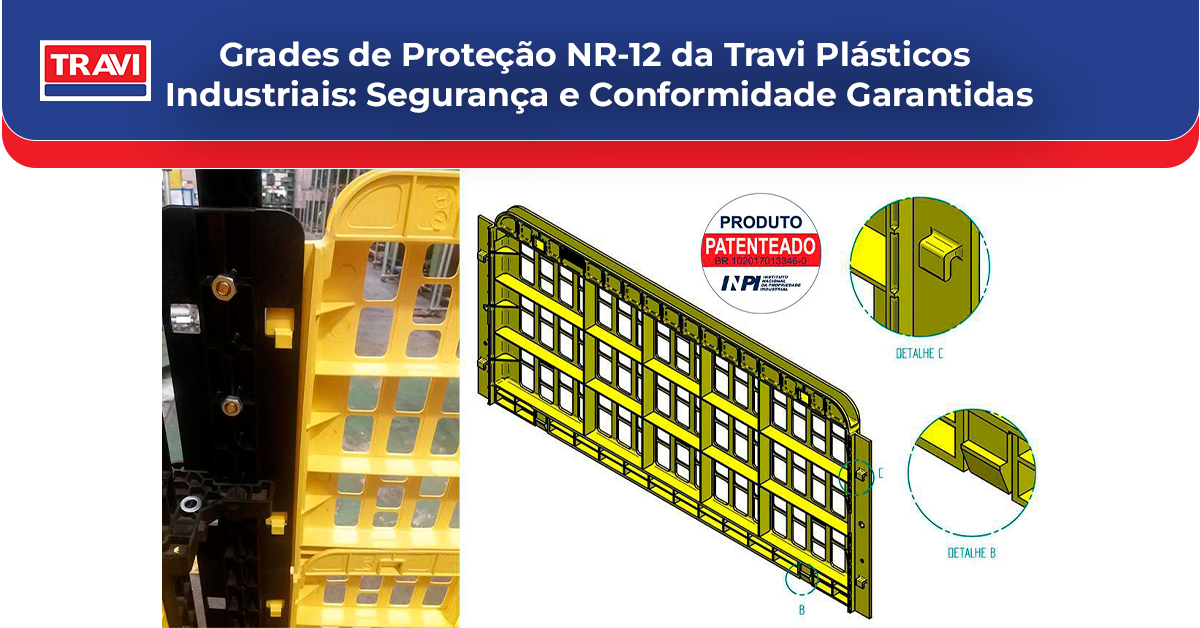 Grades de Proteção NR 12 da Travi Plásticos: Segurança e Conformidade Garantidas Grades de Proteção NR 12 da Travi Plásticos: Segurança e Conformidade Garantidas