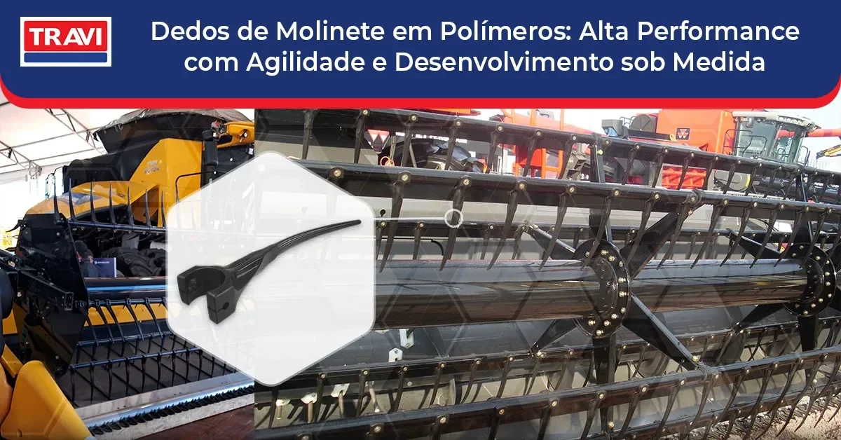 Dedos de Molinete em Polímeros: Alta Performance com Agilidade e Desenvolvimento sob Medida Dedos de Molinete em Polímeros: Alta Performance com Agilidade e Desenvolvimento sob Medida