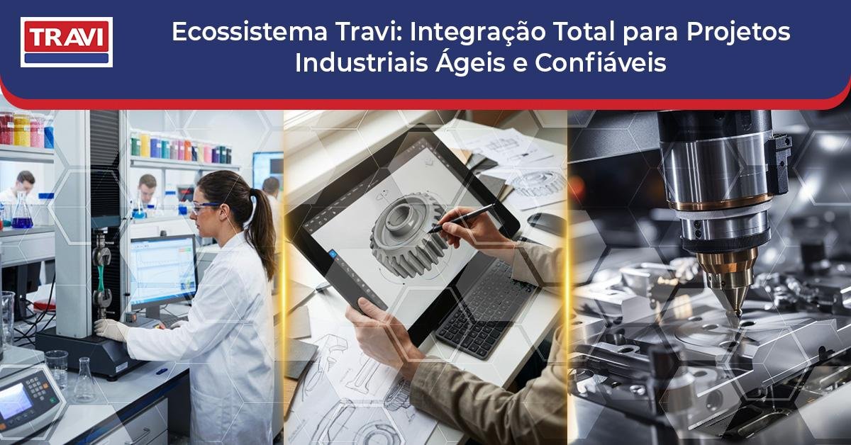 Ecossistema Travi: Integração Total para Projetos Industriais Ágeis e Confiáveis Ecossistema Travi: Integração Total para Projetos Industriais Ágeis e Confiáveis