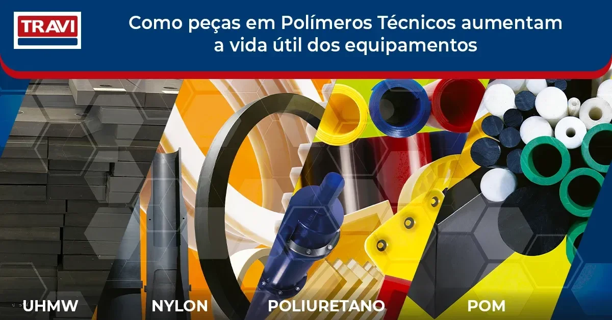 Como Peças em Polímeros Técnicos Aumentam a Vida Útil dos Equipamentos Como Peças em Polímeros Técnicos Aumentam a Vida Útil dos Equipamentos