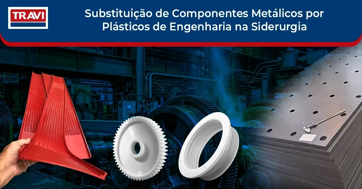 Substituição de Componentes Metálicos por Plásticos de Engenharia na Siderurgia Substituição de Componentes Metálicos por Plásticos de Engenharia na Siderurgia
