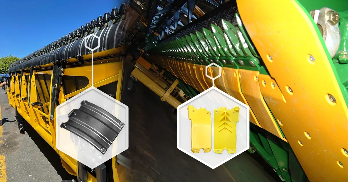 Sapatas Deslizantes para Colheitadeiras em PE-ULTRA® (PE-UHMW) Sapatas Deslizantes para Colheitadeiras em PE-ULTRA® (PE-UHMW)