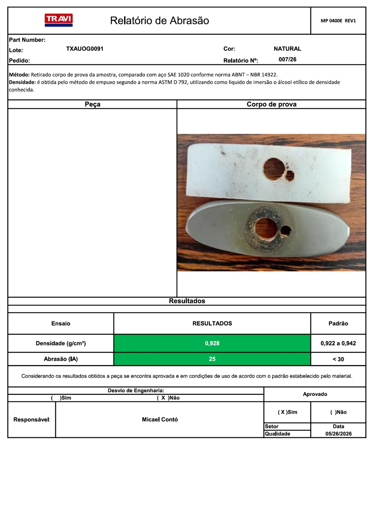 Segurança que se Repete: Como Nossos Testes Laboratoriais Diários Garantem Precisão em Cada Peça