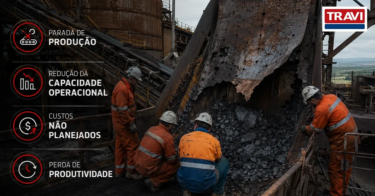 Quanto custa não combater a abrasão na mineração? Quanto custa não combater a abrasão na mineração?
